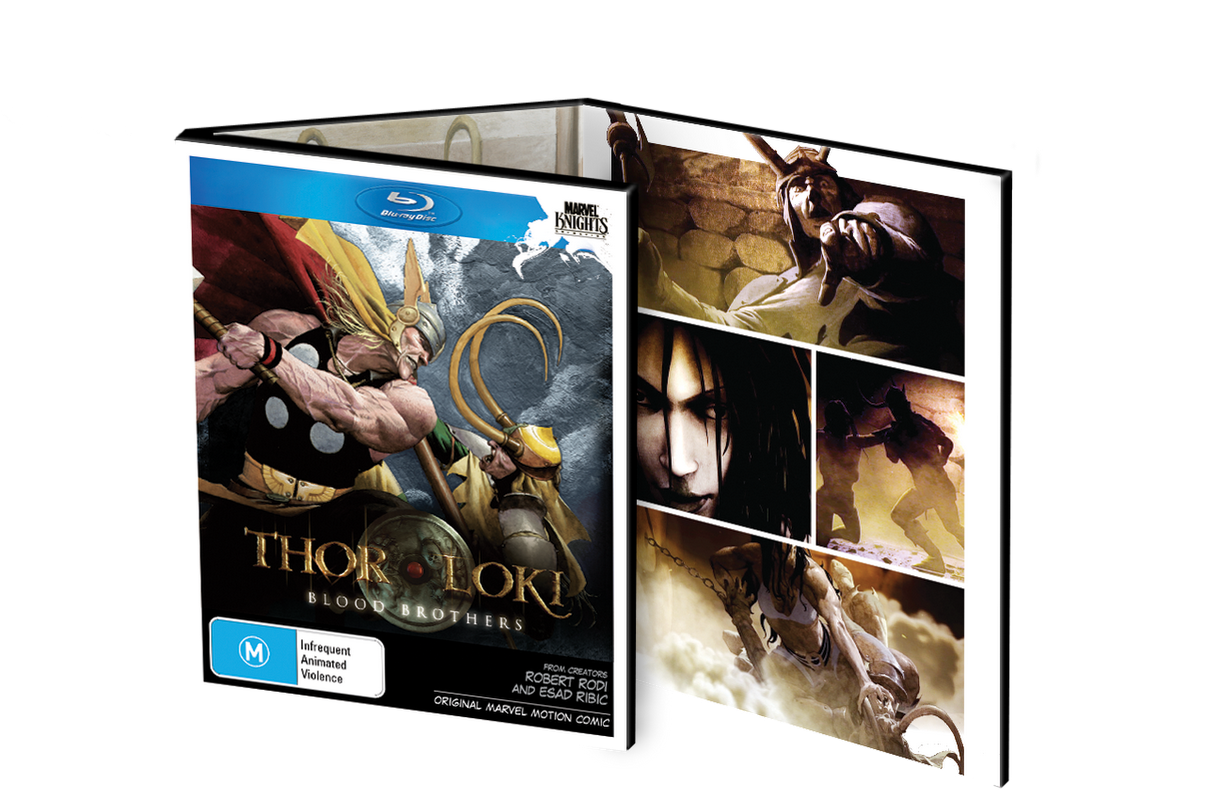 Thorand Loki Blood Brothers Bluray Cover PNG