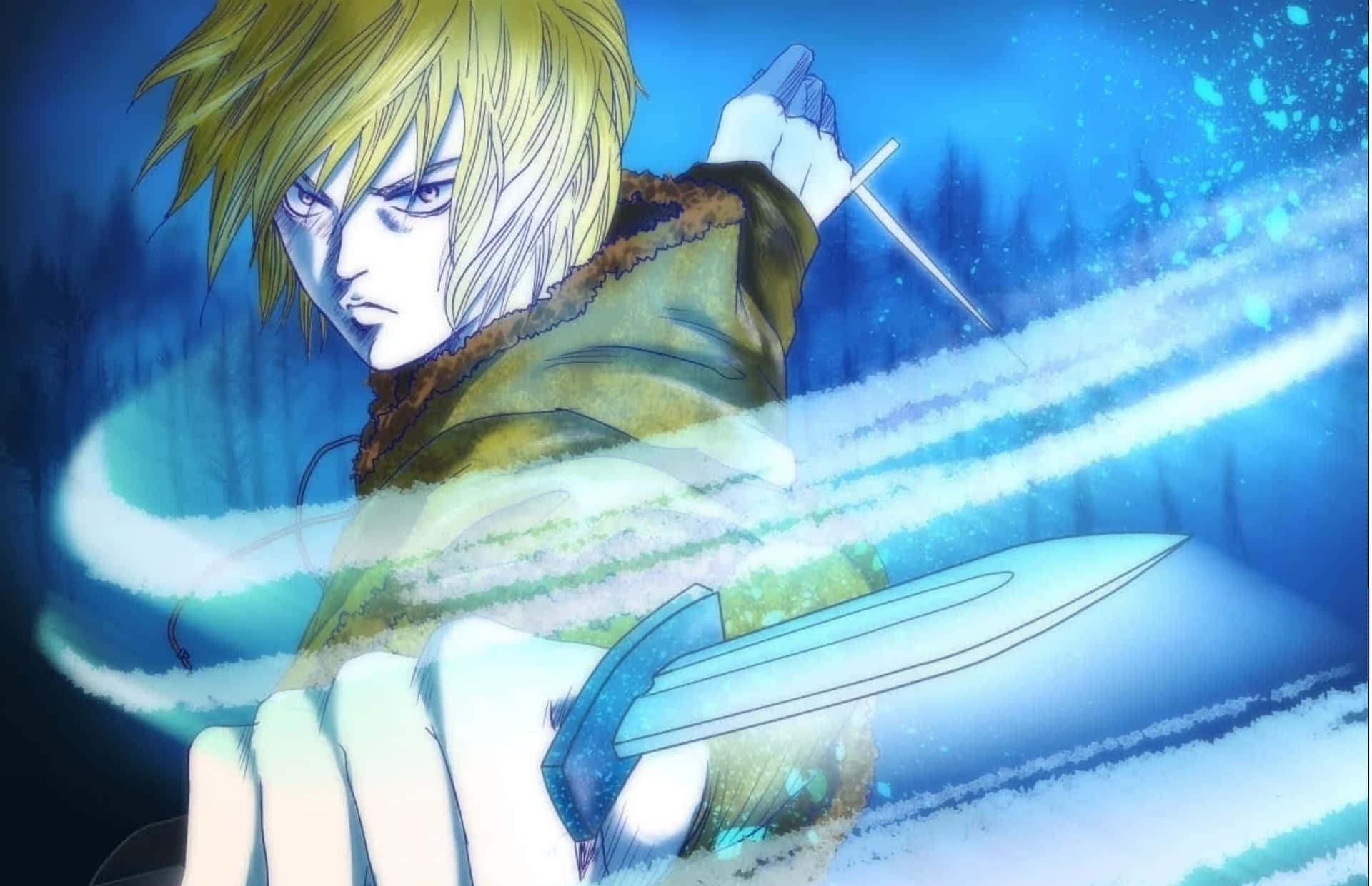 Thorfinn Anime Character Profile Wallpaper