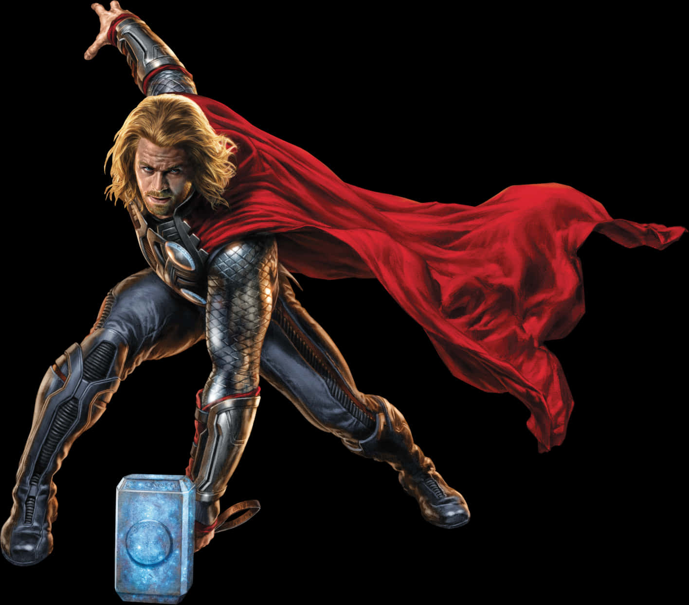 Thorin Action Pose PNG