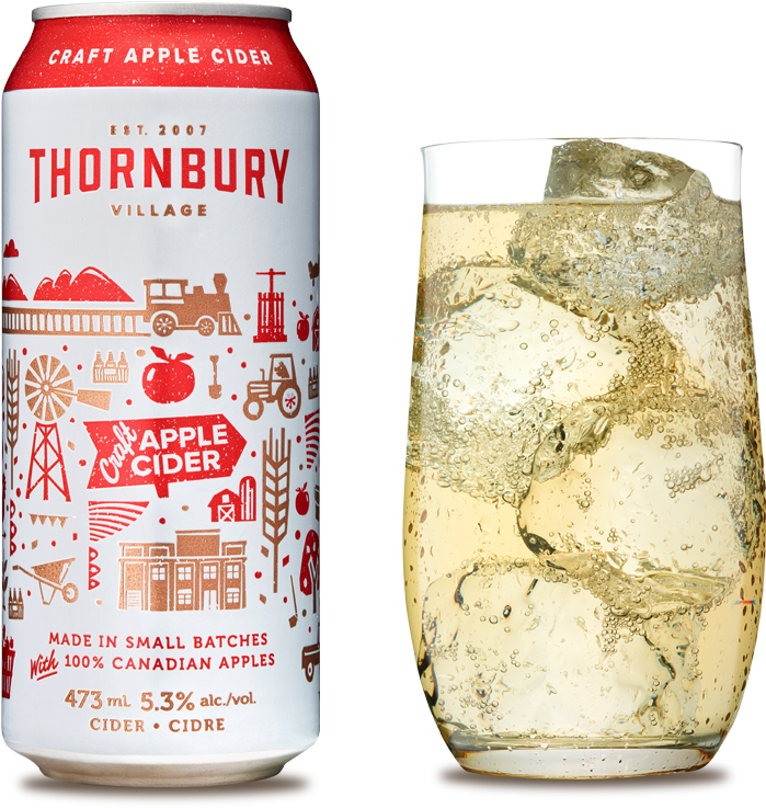 Thornbury Craft Apple Cider Canand Glass PNG