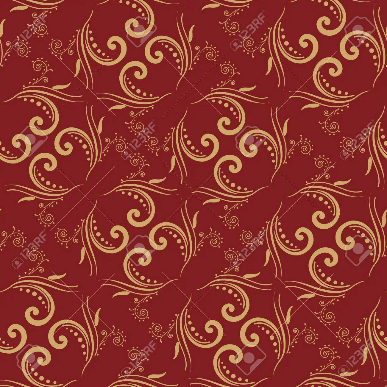 Thorough Venetian Pattern Wallpaper