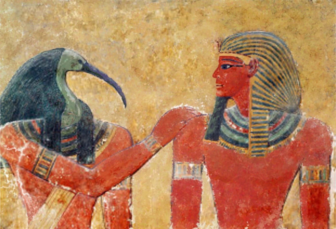 Thoth,el Antiguo Dios Egipcio. Fondo de pantalla