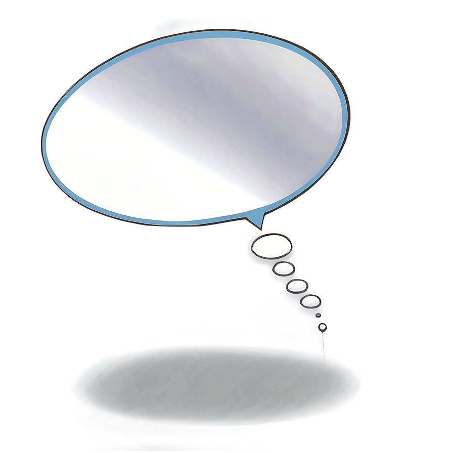 Thought Bubble For Texting Png Iky PNG