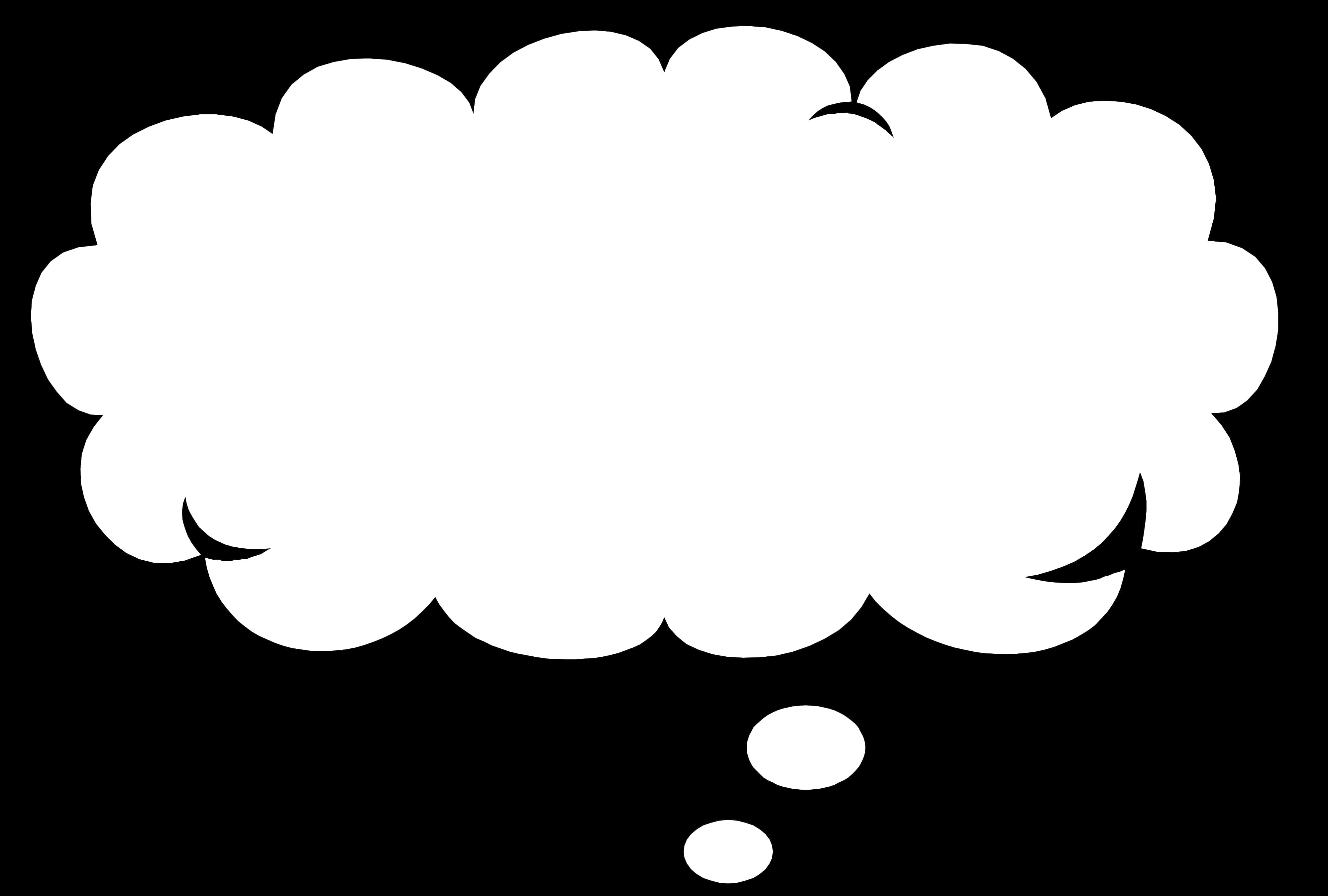 Thought Bubble Graphic PNG