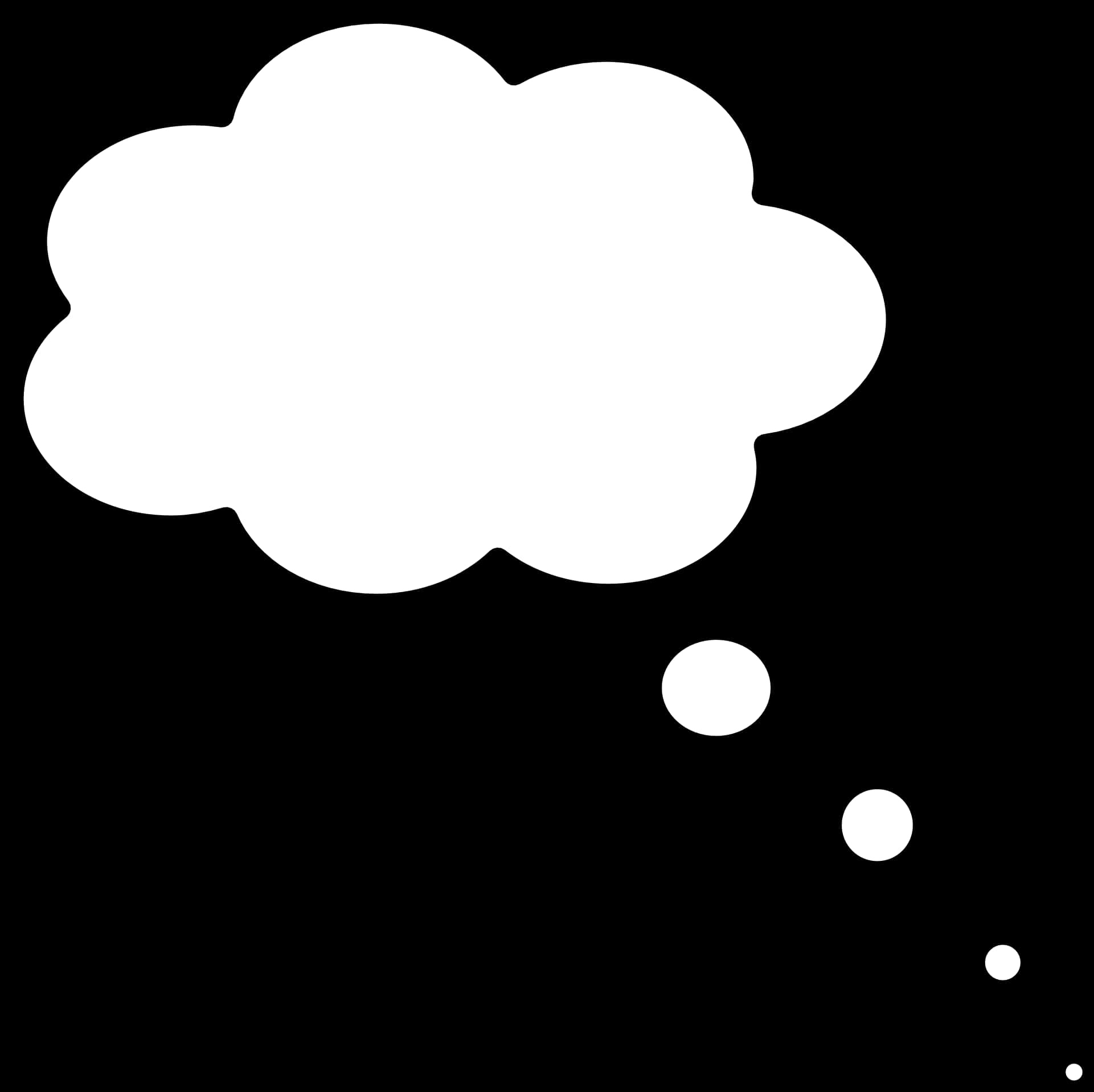 Thought Bubble Graphic PNG