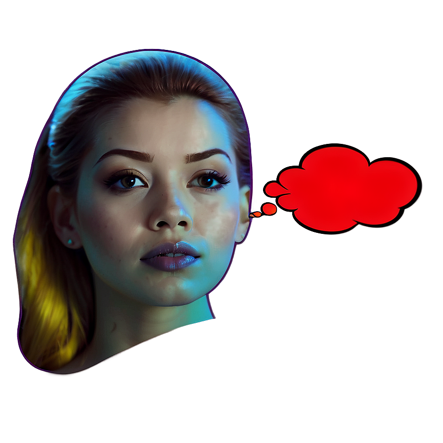 Thought Bubble In Pop Art Style Png 56 PNG