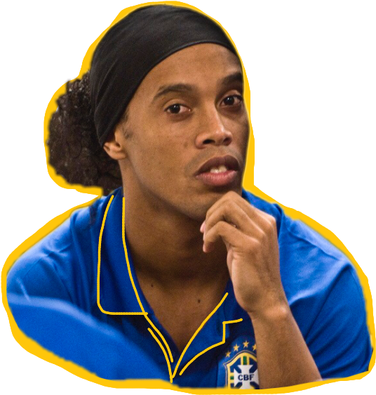 Thoughtful Soccer Player Portrait PNG