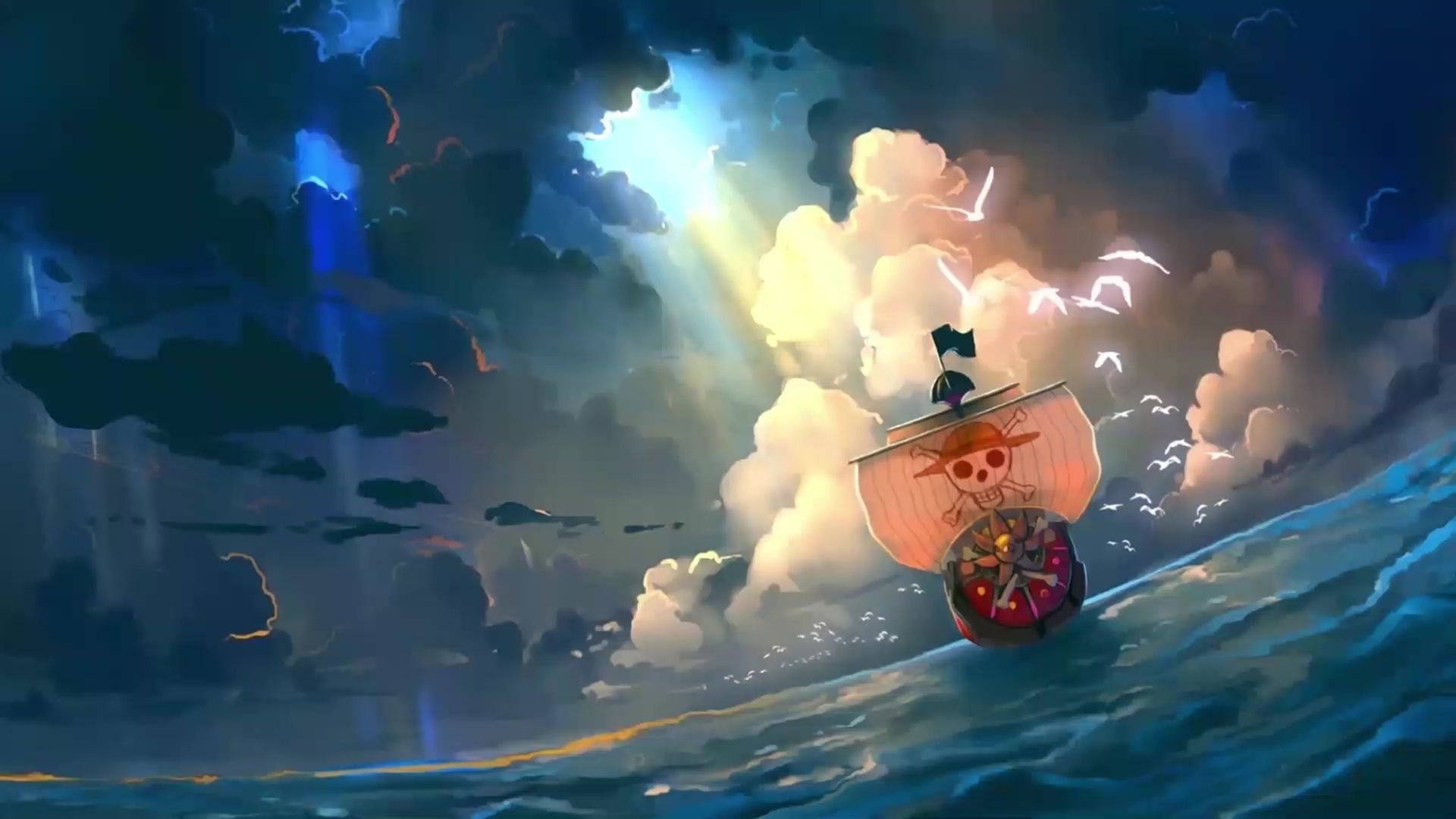 Thousand Sunny One Piece Wano Wallpaper - Chiếc tàu Thousand Sunny với sự kết hợp hài hòa giữa phong cách cổ truyền và hiện đại - một trong những kiệt tác của Eiichiro Oda. Hãy ngắm nhìn thiết kế sáng tạo và đầy màu sắc của chiếc tàu, hứa hẹn sẽ đưa bạn đến với các chuyến phiêu lưu thú vị cùng đội mũ rơm.
