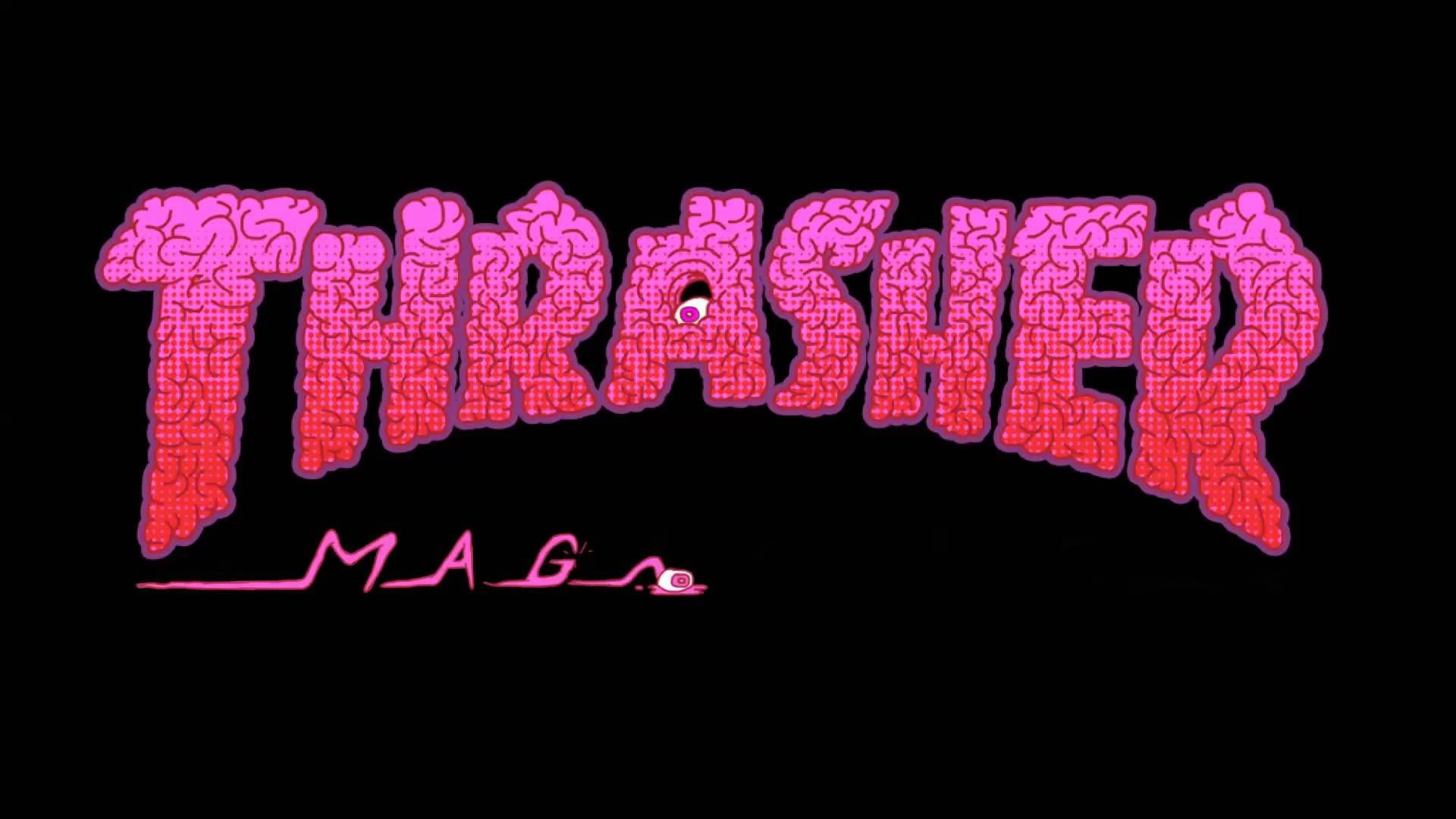 Thrasher Magazine Pink Logo Wallpaper