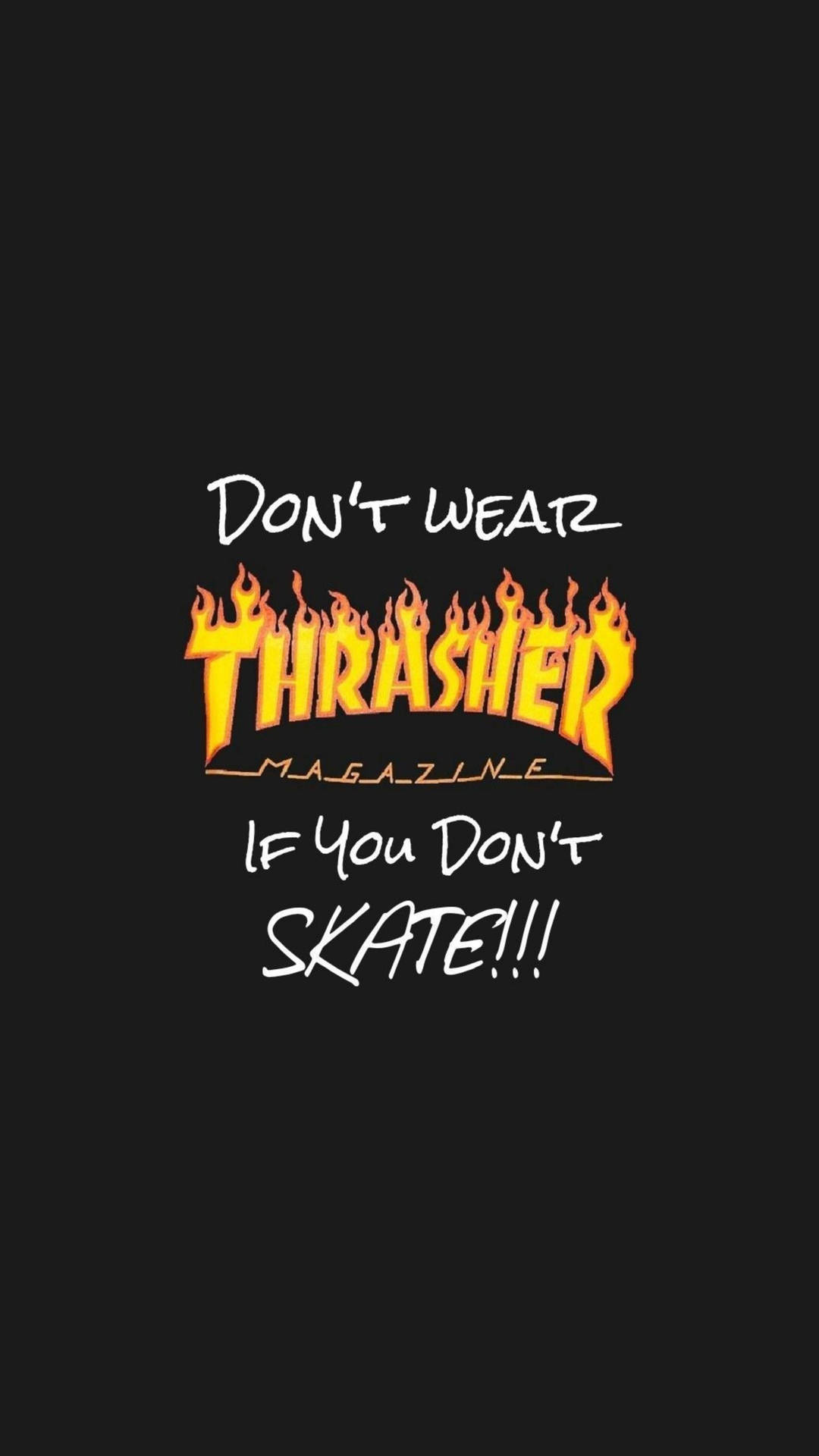 Thrasher Skate Æstetik Wallpaper