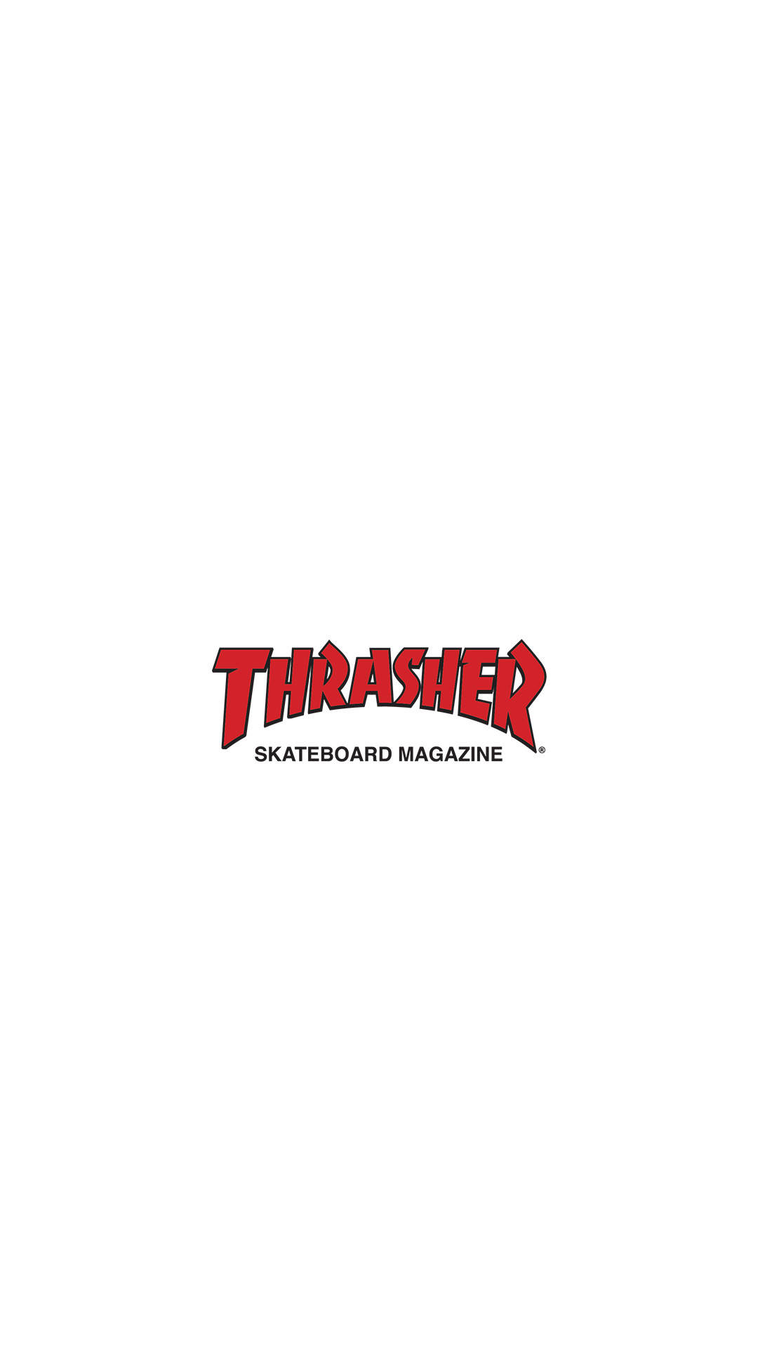 Thrasher Skateboard Magazine Logo Wallpaper