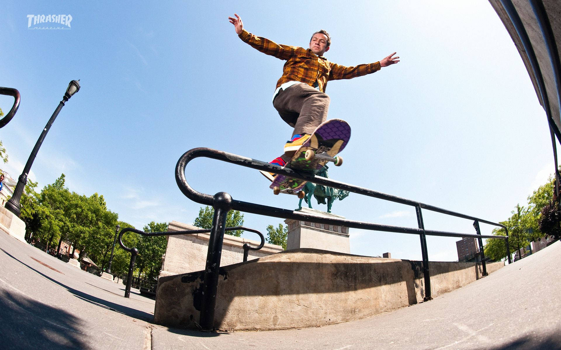 Thrasher Skateboarding Photography Wallpaper