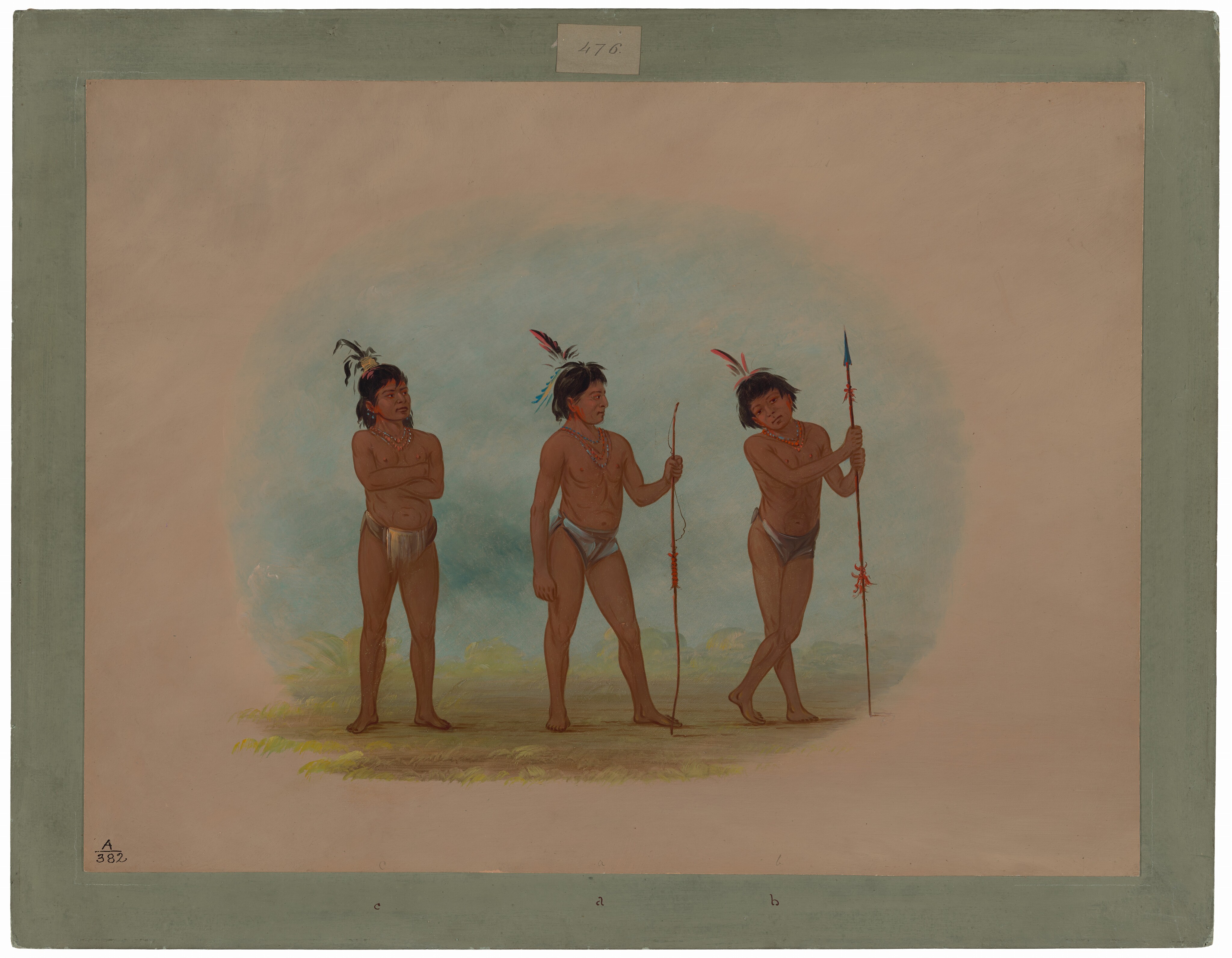 Three Auca Children Wallpaper