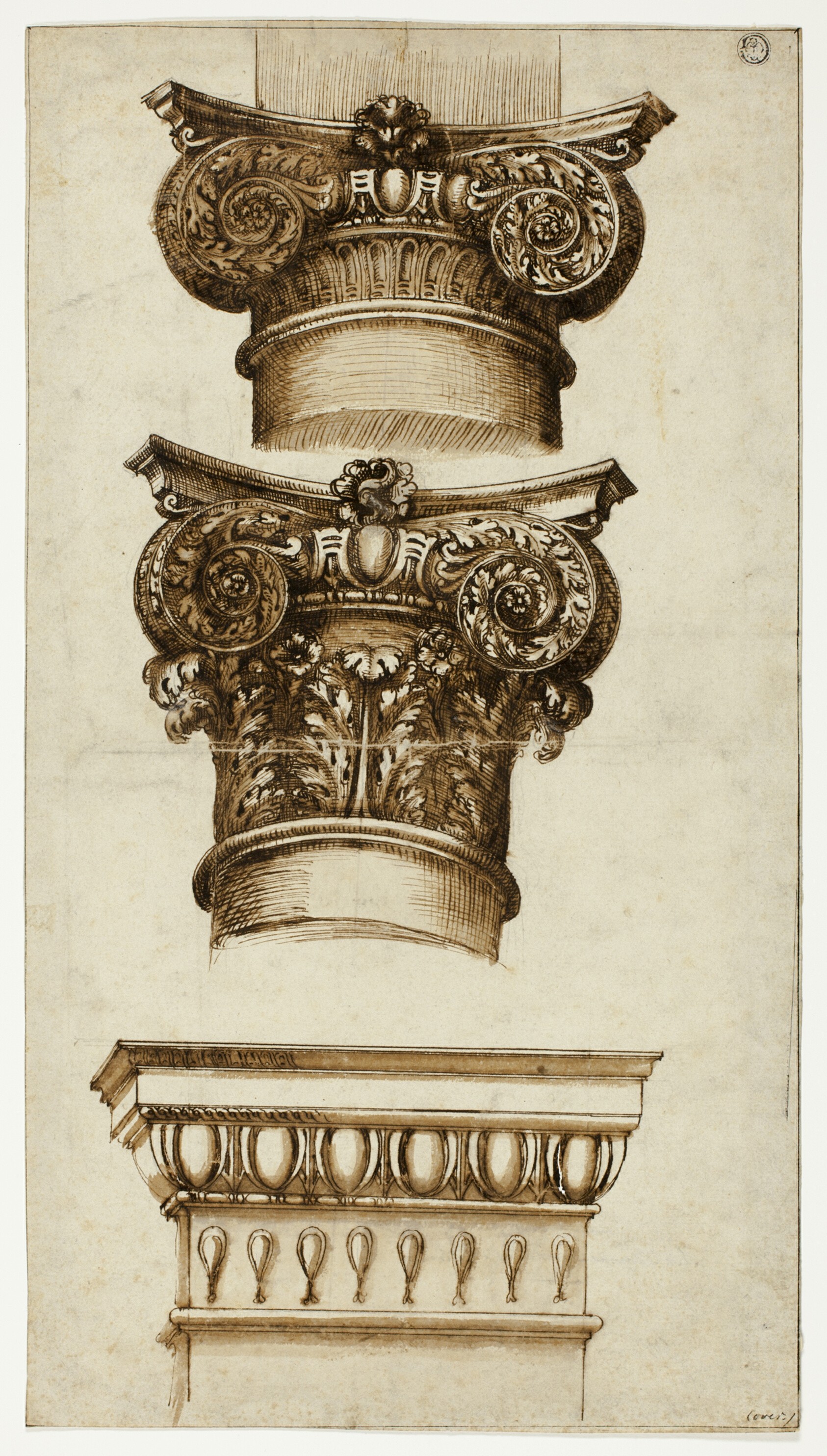 Three Column Capitals Wallpaper