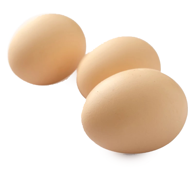 Three Eggs Isolated Background PNG