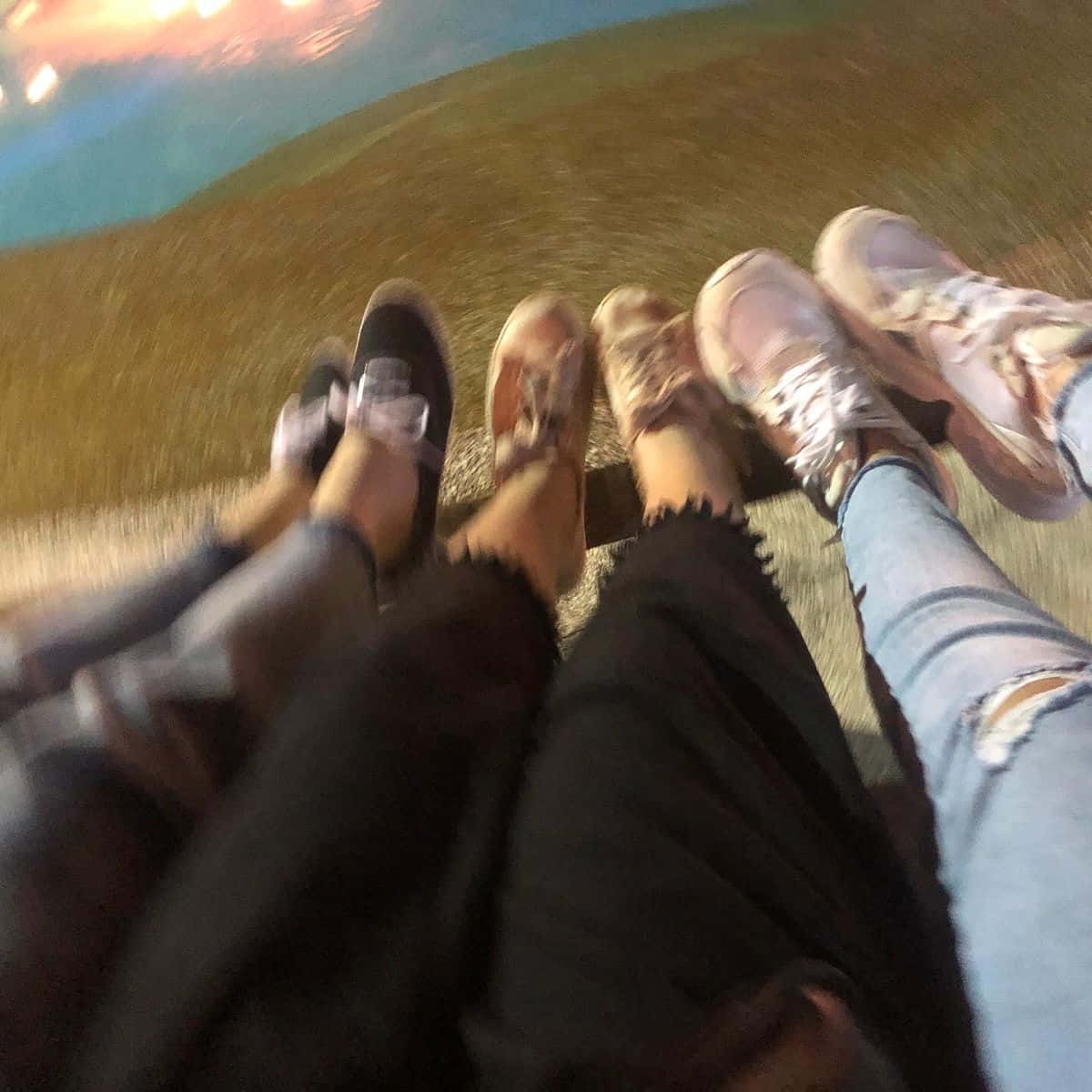 Tre venner pige sko billede