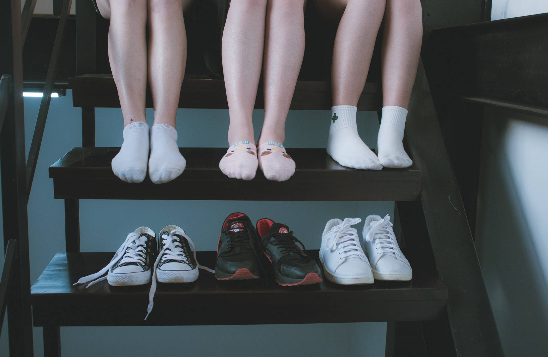 Three Friends With Shoes