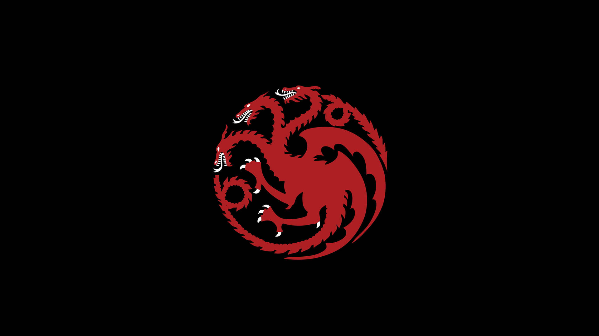Three Headed Dragon Logo For Iphone Screens Wallpaper
