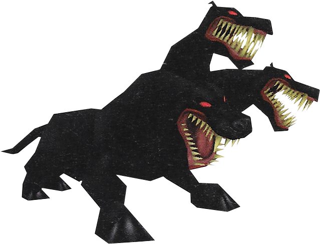 Three Headed Mythical Dog Cerberus.png PNG