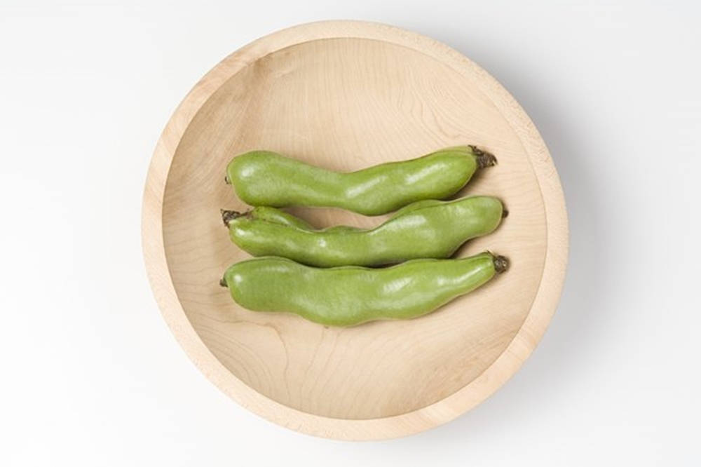 Three Pieces Of Edamame Beans Picture