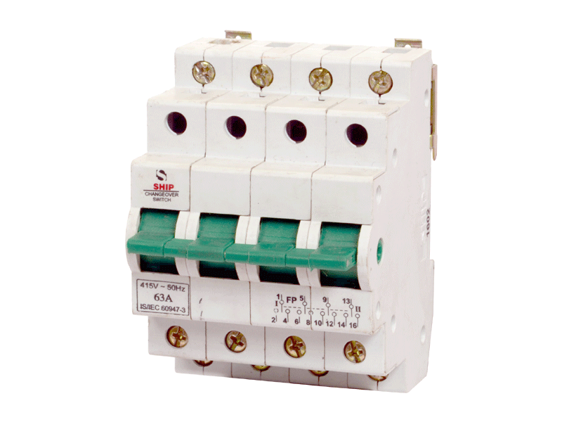 Three Pole Circuit Breaker PNG