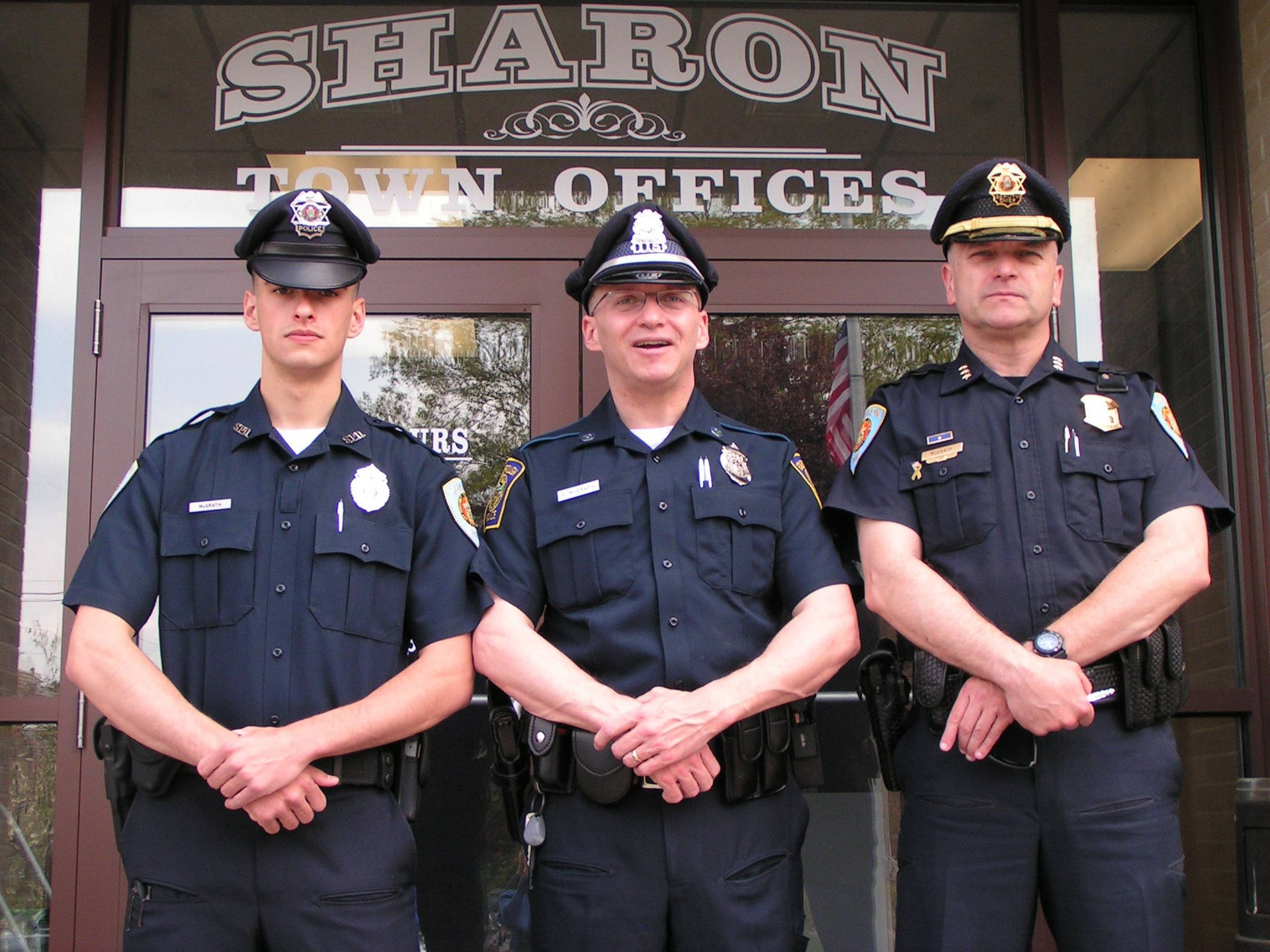 Tresagentes De Policía De Sharon Fondo de pantalla