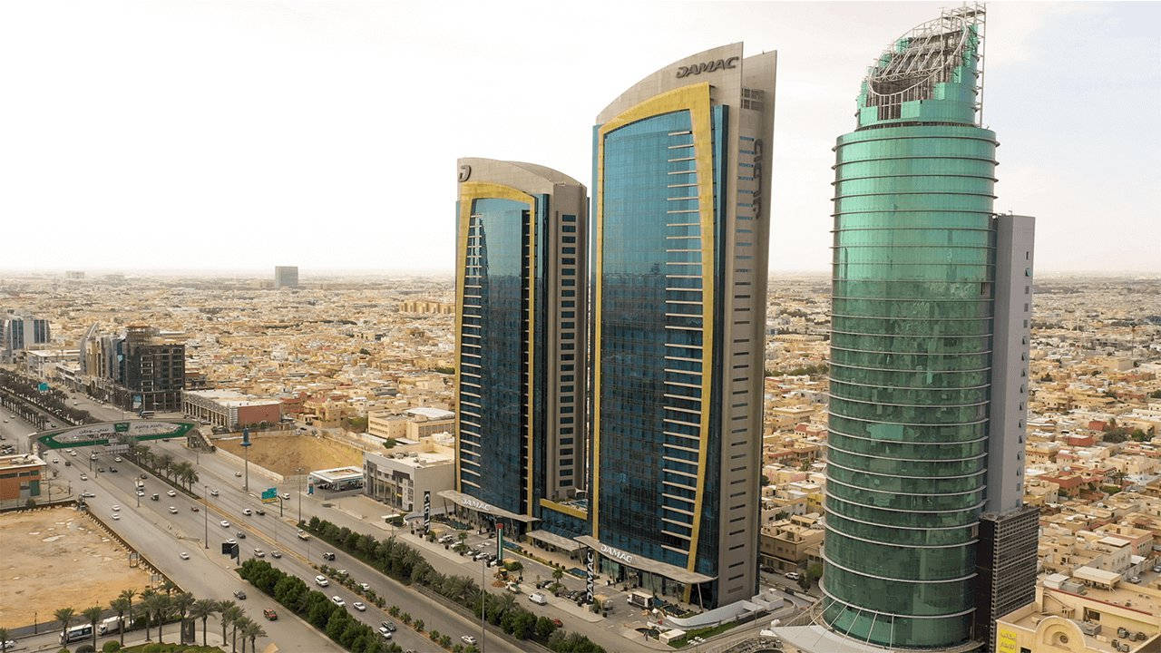 Three Skyscrapers In Riyadh Wallpaper