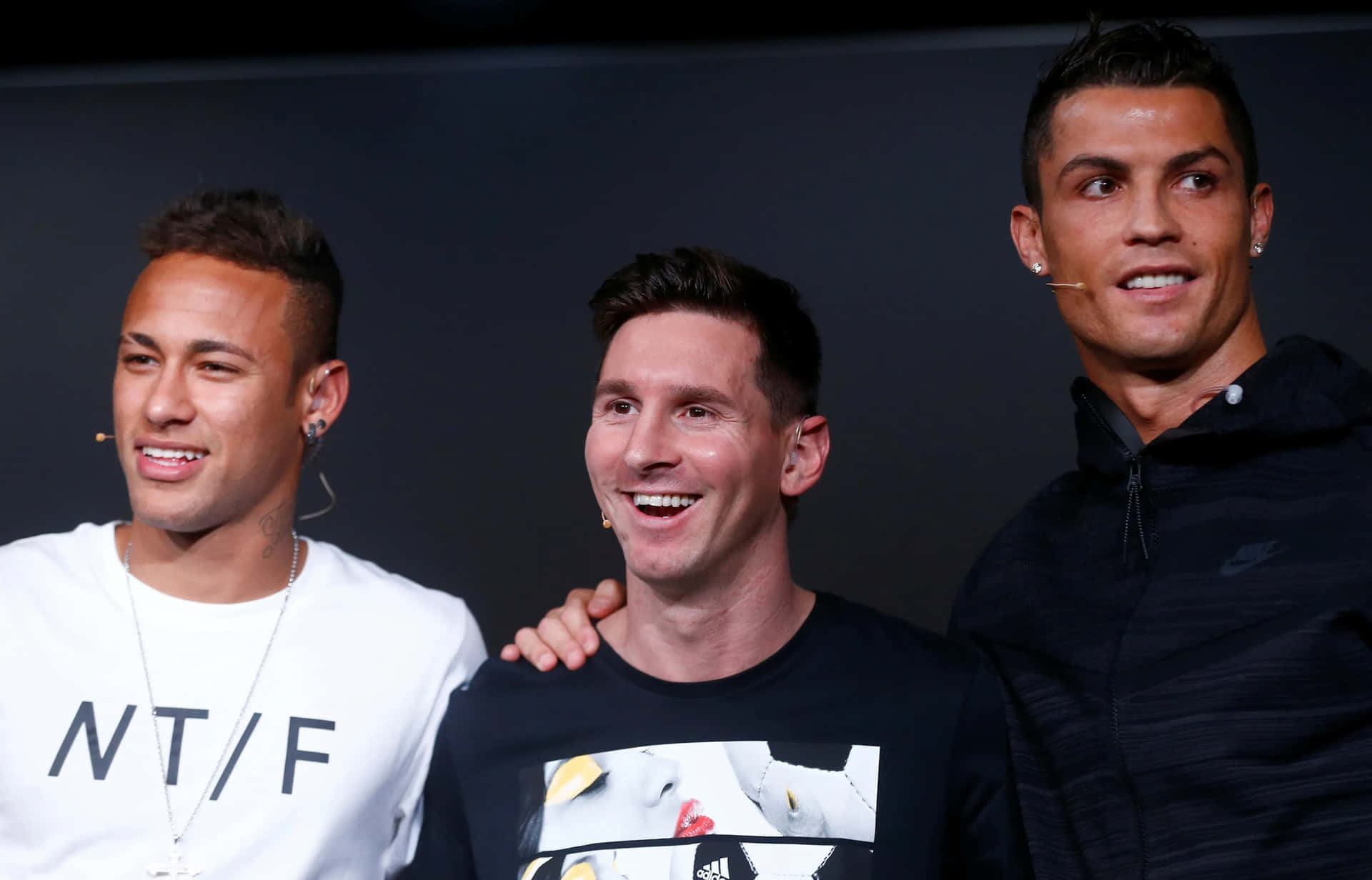 Three Soccer Stars Together.jpg Wallpaper