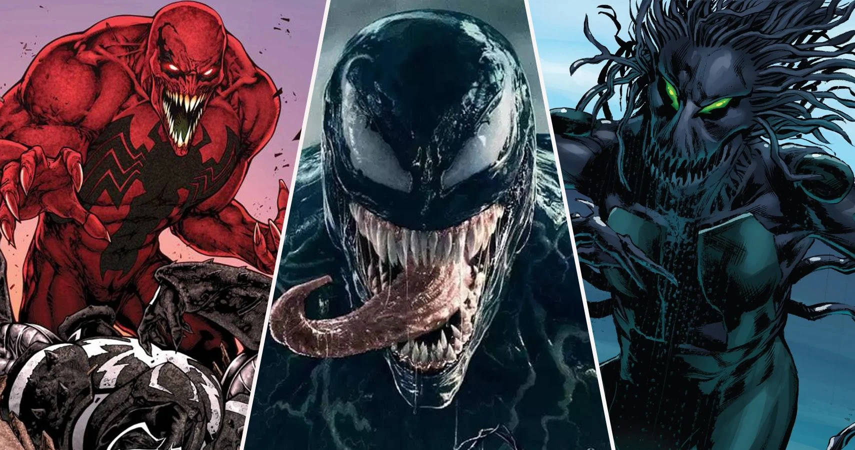 Three Symbiotes Carnage, Anti Venom, Riot Wallpaper