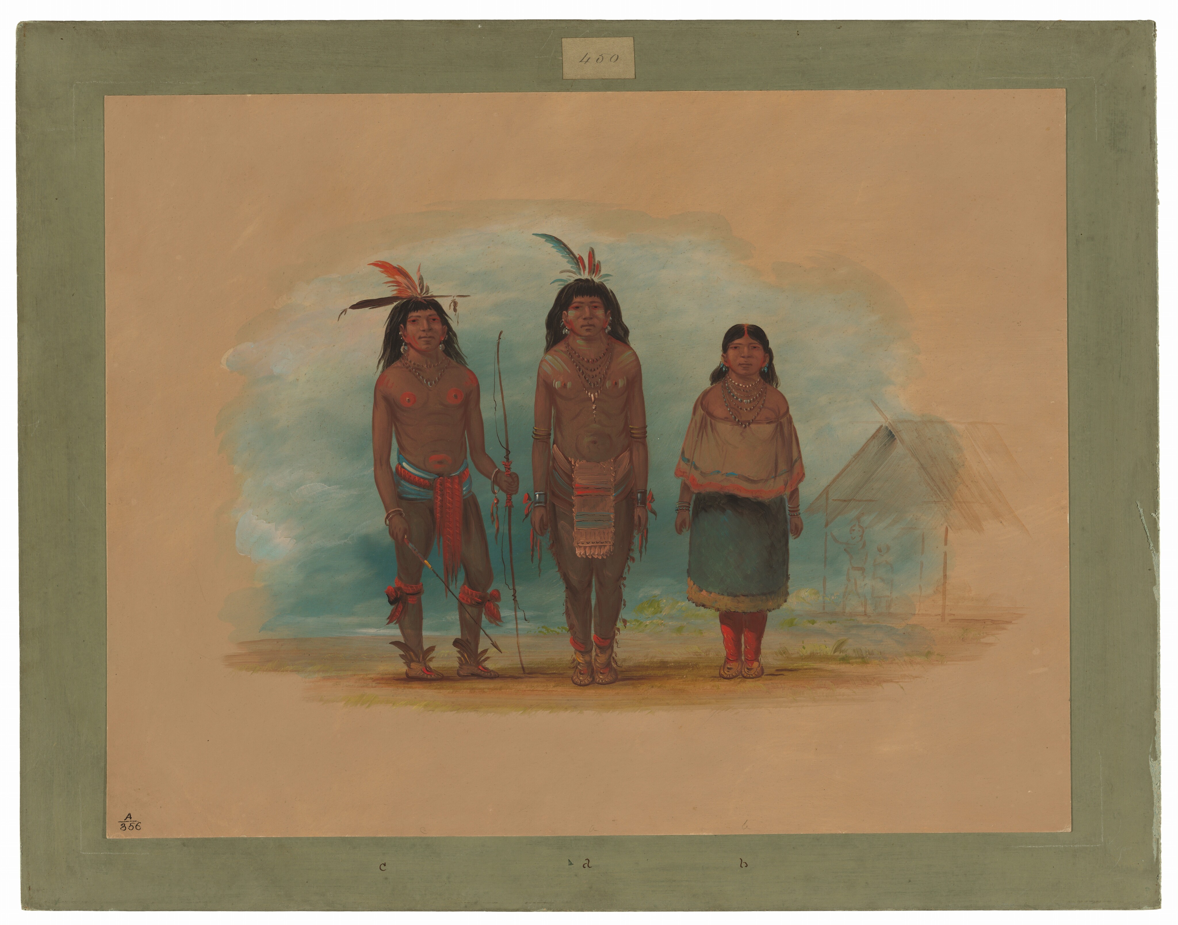 Three Taruma Indians Wallpaper