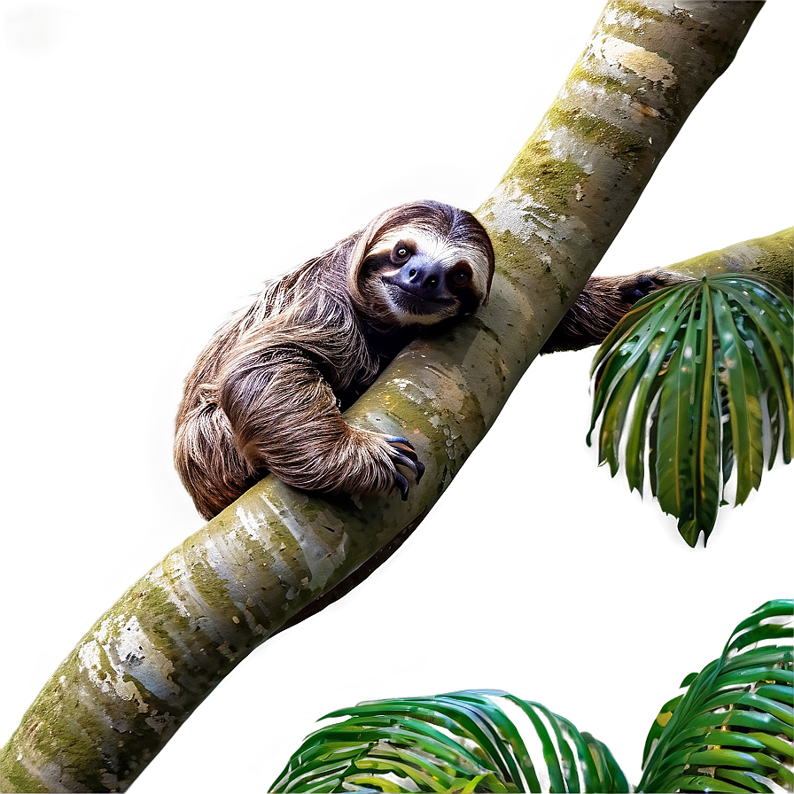 Download Three-toed Sloth Png 06112024 | Wallpapers.com