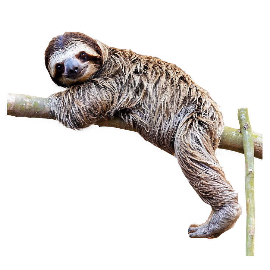 Download Three-toed Sloth Png 06112024 | Wallpapers.com