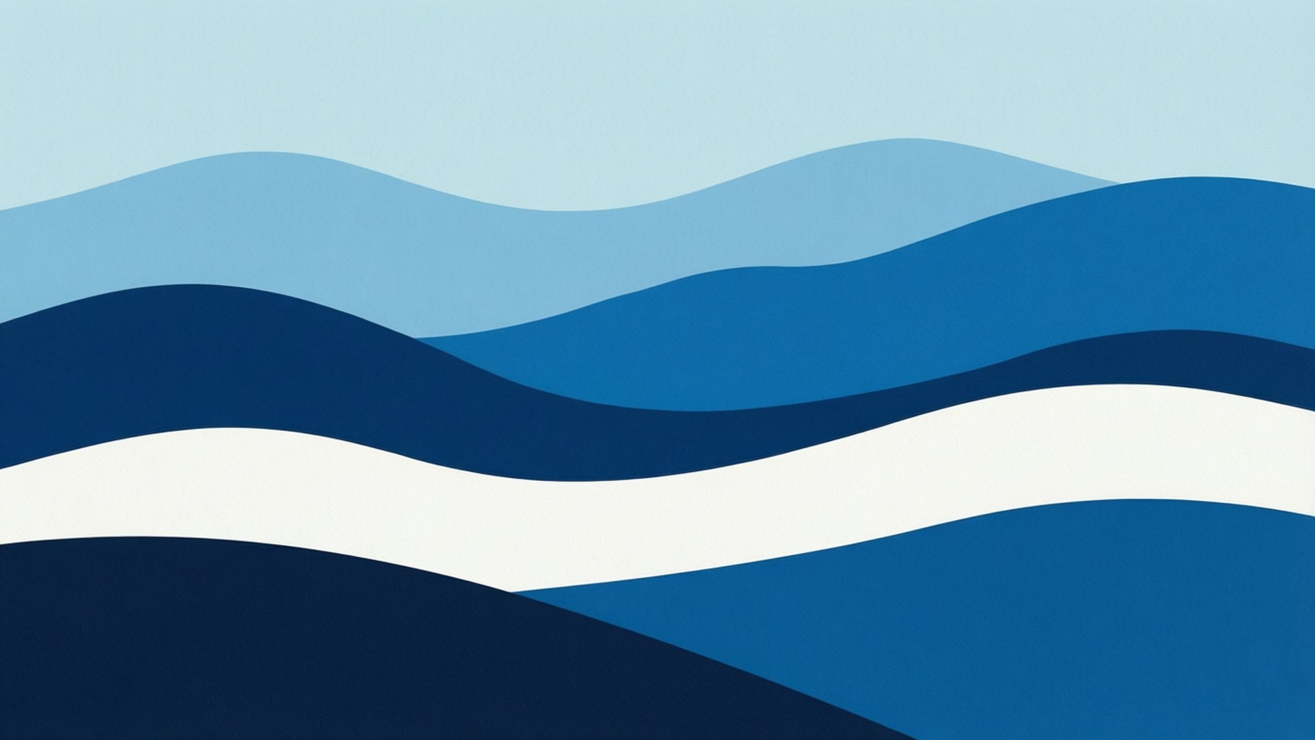 Three-Tone Hills Wallpaper