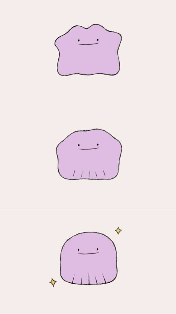 Three Types Of Ditto Wallpaper