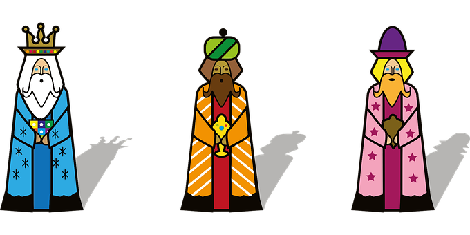 Three Wise Men Cartoon PNG