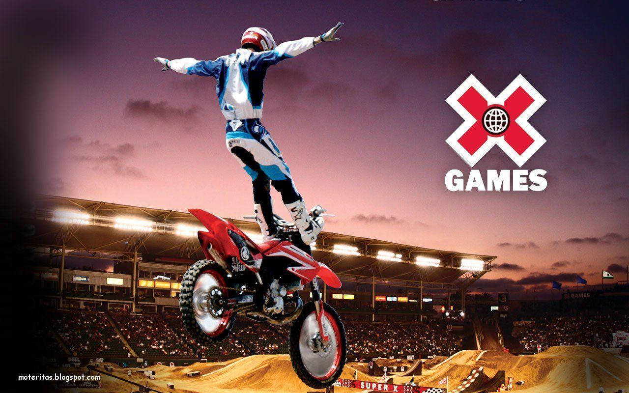 Thrilling Bmx Bike Jump At The X Games Wallpaper