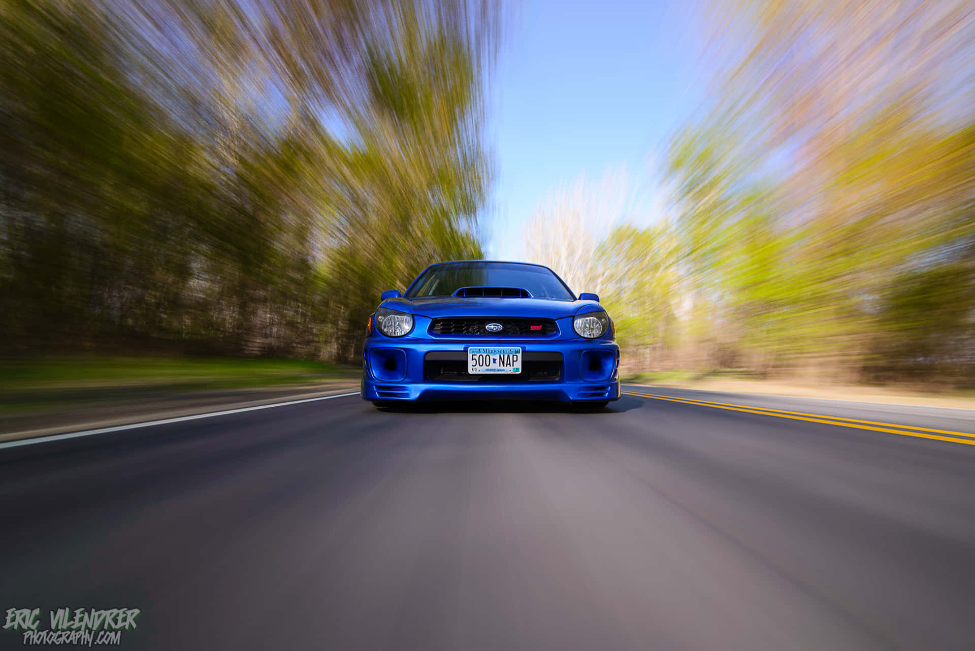 Thrilling Ride With The Iconic Subaru Impreza Wallpaper