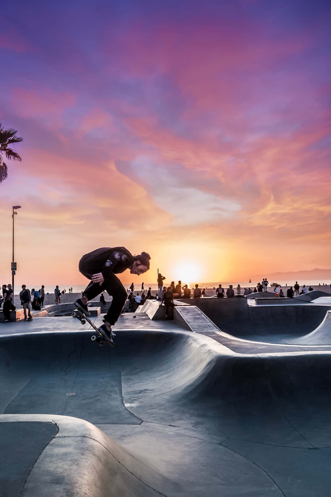 Thrilling Skateboarding In The Urban Area