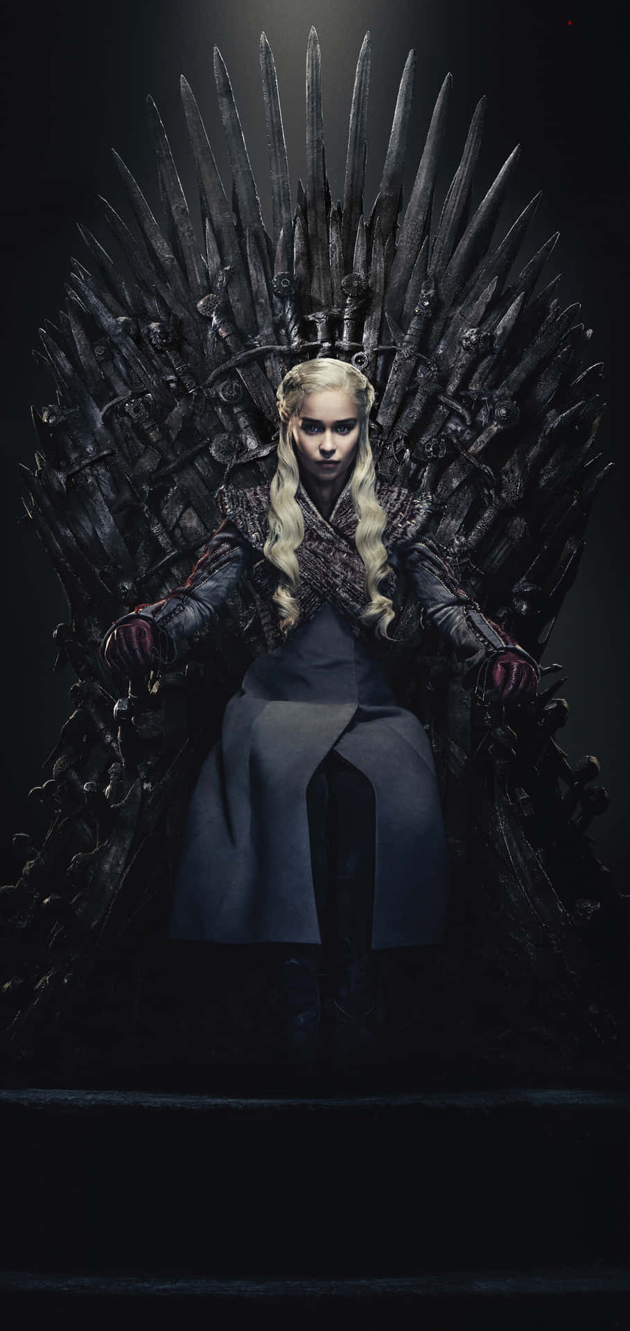 A Woman Sitting On The Iron Throne