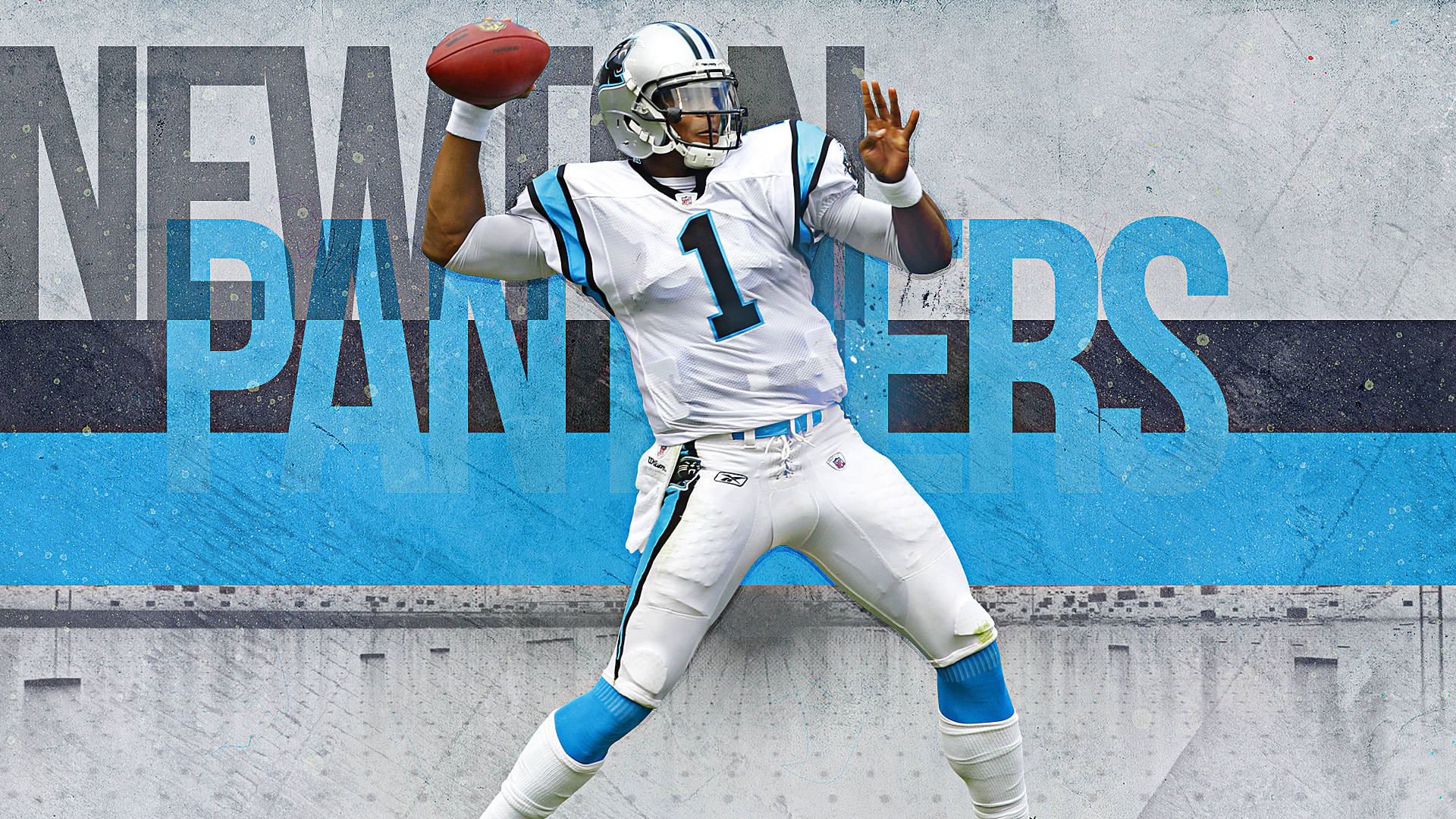 Throwing Cam Newton From Carolina Panthers Wallpaper
