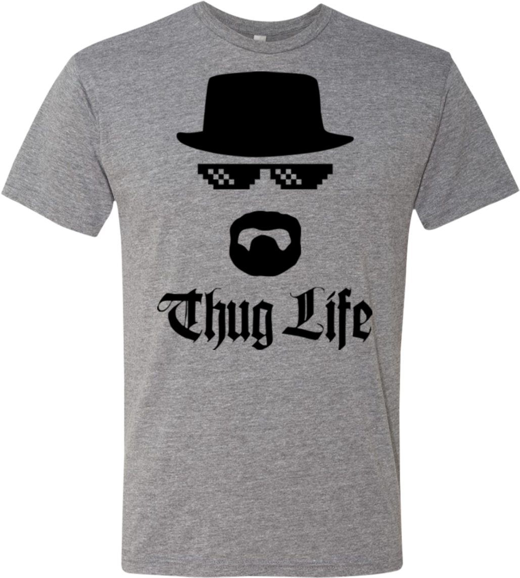 Thug Life T Shirt Design PNG