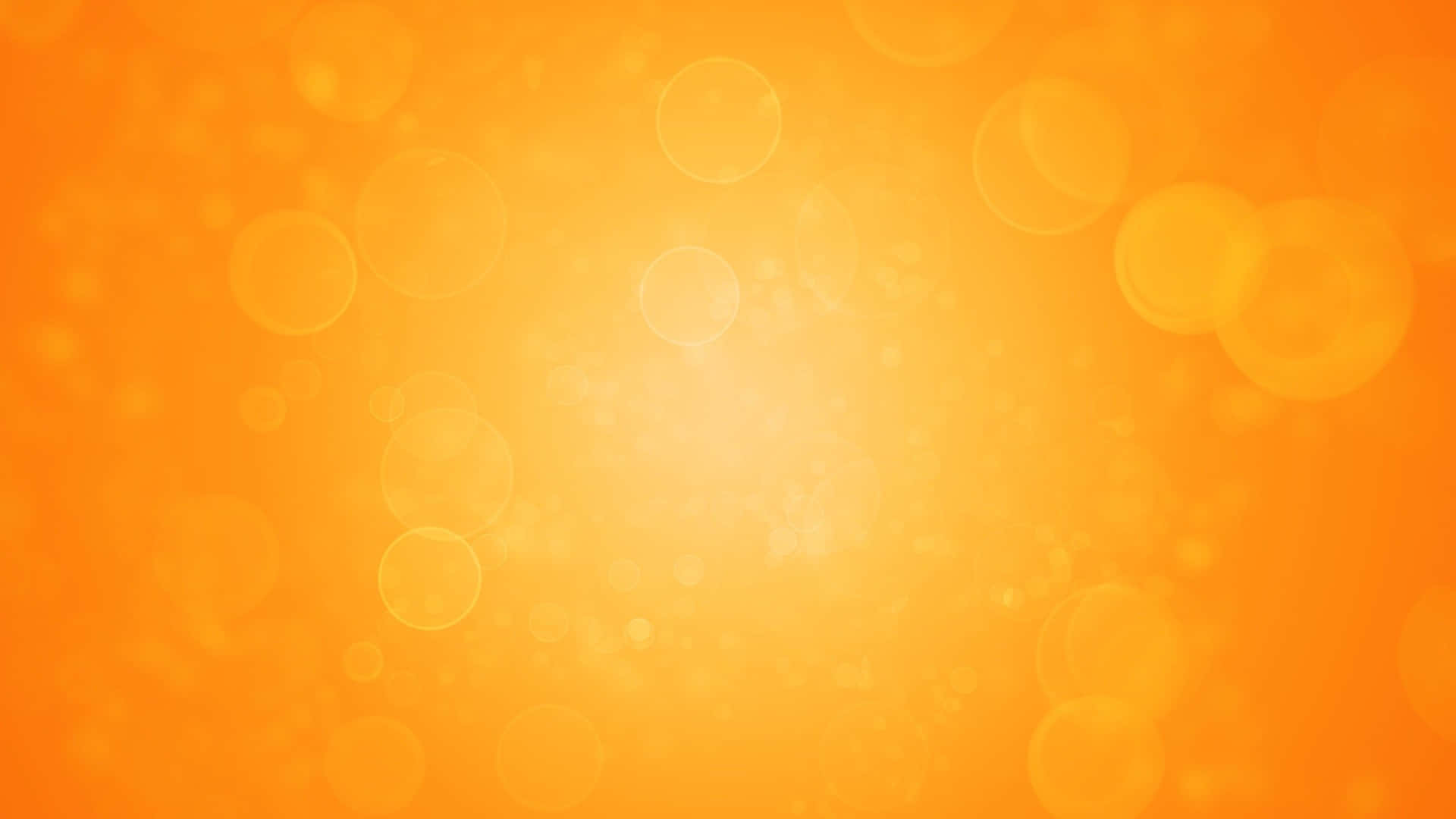 orange bokeh background vector