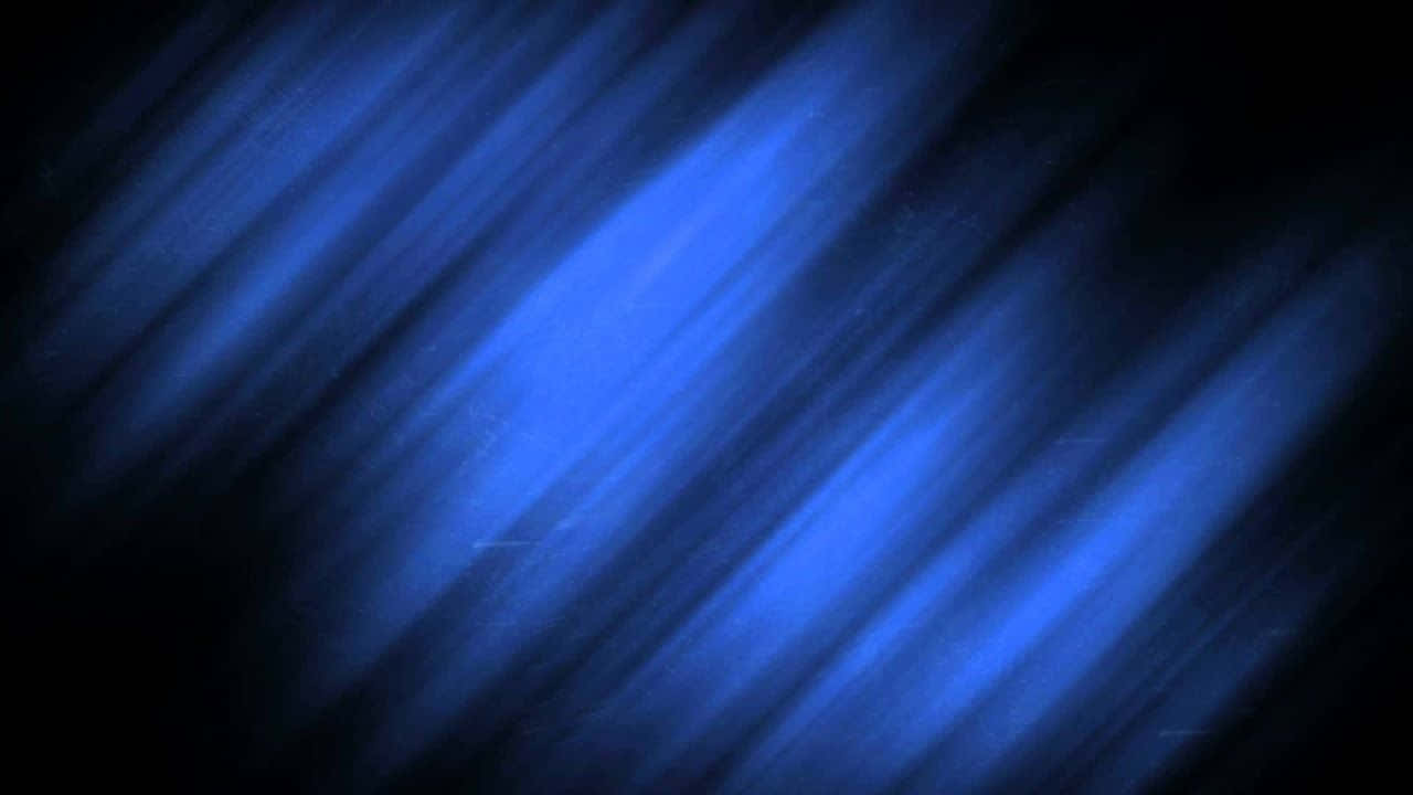Blue Light Streaks On A Black Background