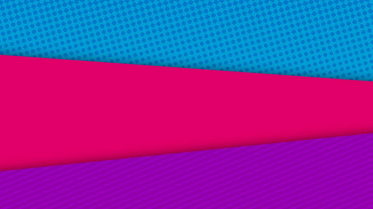 A Pink And Blue Background With A Triangle