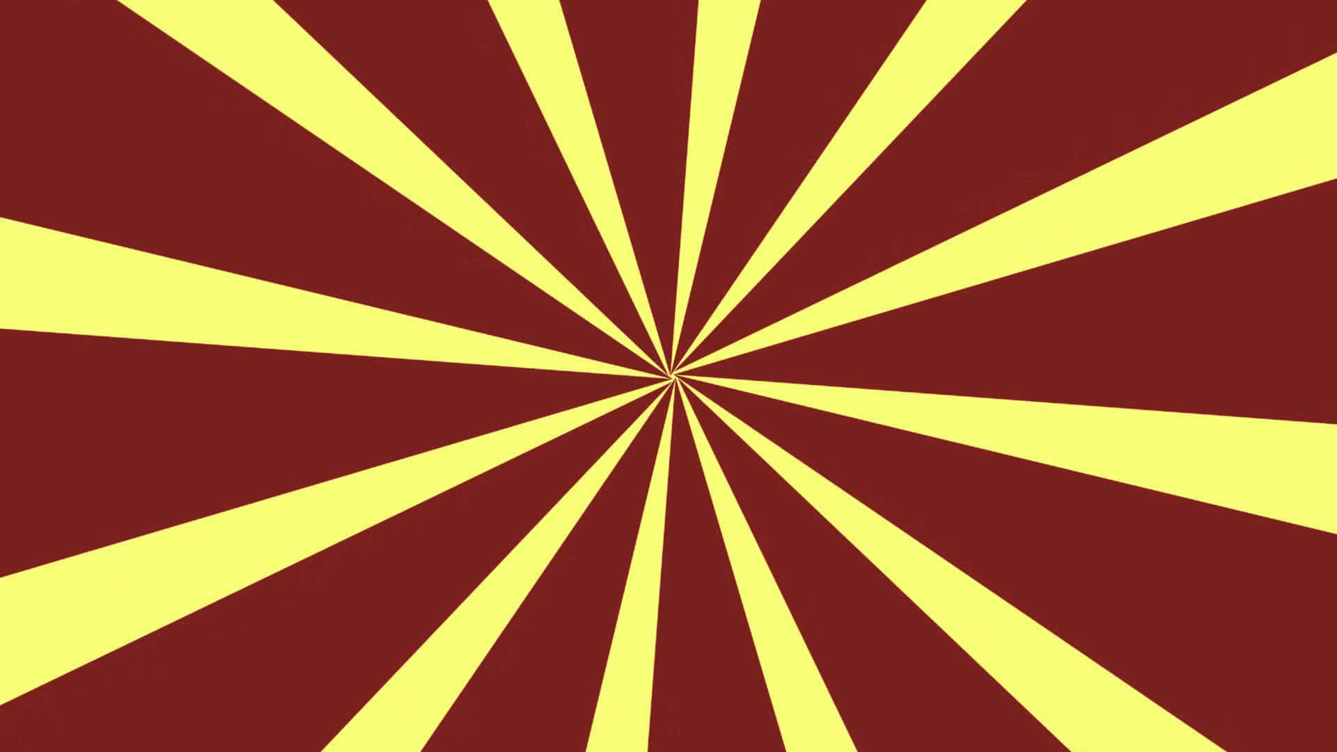 a yellow and red sunburst background