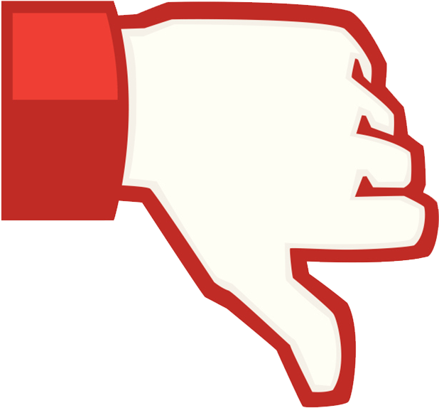 Thumbs Down Gesture Graphic PNG