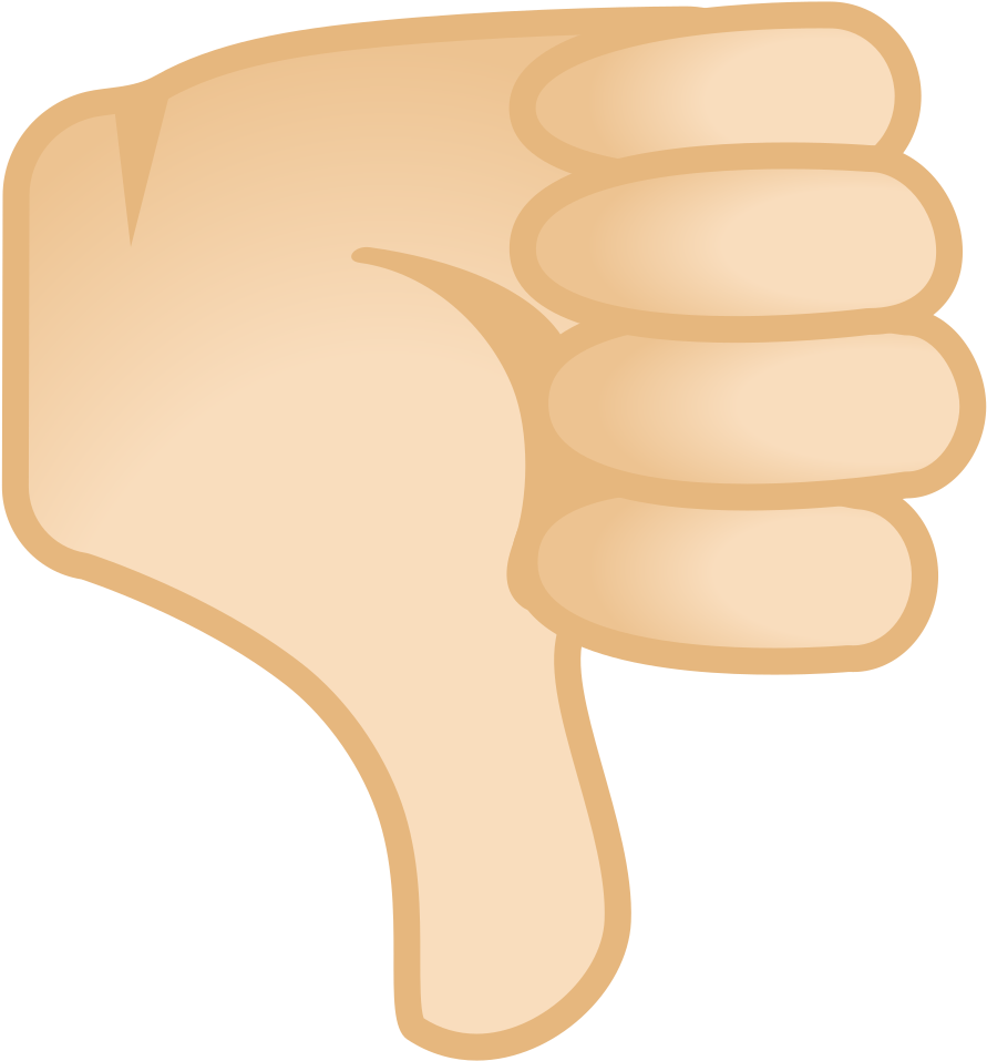 Thumbs Down Gesture Icon PNG