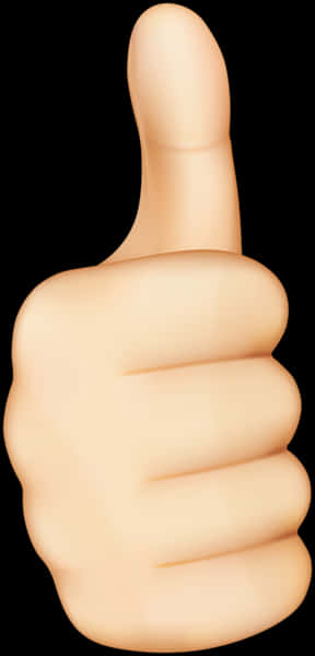 Thumbs Up Emoji Graphic PNG