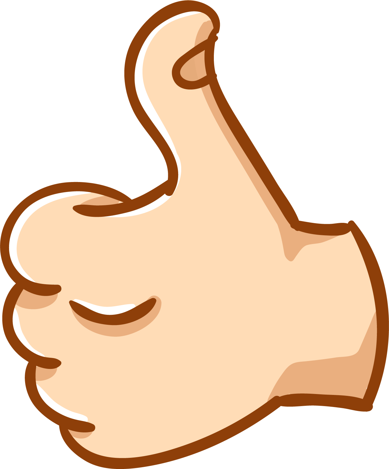 Thumbs Up Gesture Graphic PNG