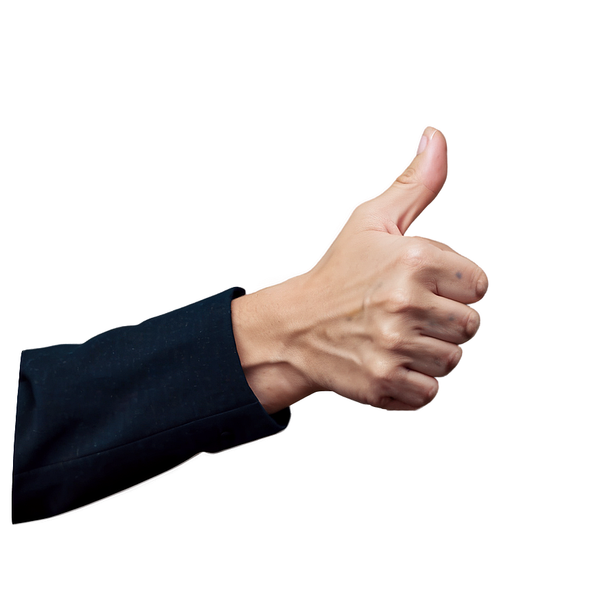 Thumbs Up Gesture Png 05042024 PNG